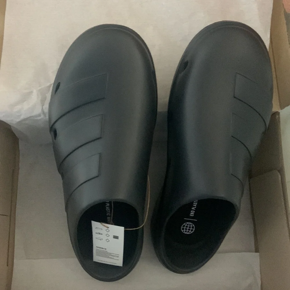 Men's Adidas Clogs - US 11 Carbon/Core Black